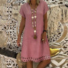 V-Neck  Casual Summer Dress