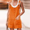 Casual Loose Plain Wide Leg Jumpsuit Casual Loose Plain Wide Leg Jumpsuit