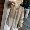 Sexy Plain Loose Lace Sun-Protective Blouses