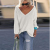 V Neck  Plain Sweaters