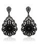Vintage Hollowed Water Drop Earrings