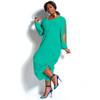 2019 Spring Plus Size Baggy Harem Slit Sleeve Loose Jumpsuit
