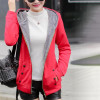 Hooded  Patch Pocket Coat
