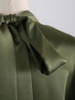 Casual Chiffon Bishop Sleeve Pure Colour Shirt