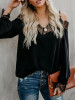 Spaghetti Straps Lace Patchwork Long Sleeve Blouses