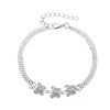 Iced Out Butterfly Necklace Set Cuban Link Chain Choker Necklace Women Girls Butterfly Chains Bling Hip Hop Pendant Jewelry