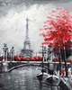 Eiffel Tower and Red Touch