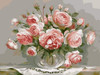 Bouquet of Pink Flowers on a small Table