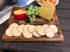 End Grain Cheese Board with Knife