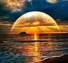 Diamond Painting - Sunset at Sea