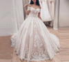 Luxury Lace Princess Wedding Ball Gown