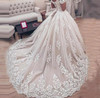 Luxury Lace Princess Wedding Ball Gown