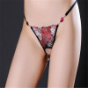 Sexy Lace Floral Pendant Thong Panties