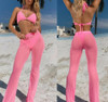 See-Through Sexy Long Pant Mesh Fishnet Bottom Cover Ups
