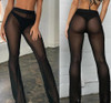 See-Through Sexy Long Pant Mesh Fishnet Bottom Cover Ups