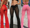 See-Through Sexy Long Pant Mesh Fishnet Bottom Cover Ups