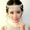 Bridal Pearl Rhinestone Handmade Hair Jewelry Bridal Pearl Rhinestone Handmade Hair Jewelry