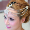 Teardrop Crystal Dangle Forehead Headpiece