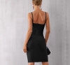 Spaghetti Strapless Midi Celebrity Evening Dress