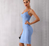 Spaghetti Strapless Midi Celebrity Evening Dress