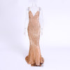 Sequin Deep V Neck Padded Mermaid Dress Sequin Deep V Neck Padded Mermaid Dress