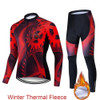 2020 Pro Team Winter Thermal Fleece Cycling Clothes Men Long Sleeve