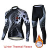 2020 Pro Team Winter Thermal Fleece Cycling Clothes Men Long Sleeve