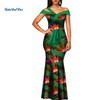 African Wax Print Dresses for Women Bazin Riche Summer Long Mermaid Dress Traditional African Clothing Vestidos Party WY3288 African Wax Print Dresses for Women Bazin Riche Summer Long Mermaid Dress Traditional African Clothing Vestidos Party WY3288