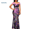 African Wax Print Dresses for Women Bazin Riche Summer Long Mermaid Dress Traditional African Clothing Vestidos Party WY3288 African Wax Print Dresses for Women Bazin Riche Summer Long Mermaid Dress Traditional African Clothing Vestidos Party WY3288