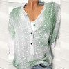 V Neck Short Sleeve Printed Blouses