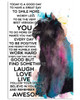 Bouvier des Flandres Today Is A Good Day Vertical Poster