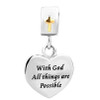 Christian Pendant Charm Bracelet
