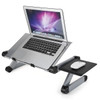 Portable Adjustable Aluminum Laptop Desk Stand Table Vented Ergonomic TV Bed laptop stand  Working Office PC Riser Bed Sofa