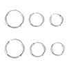 3 Pair/Set Fashion Women Girl Simple Round Circle Small Ear Stud Earring Punk Hip-hop Earrings Jewelry 3 Size 3 Pair/Set Fashion Women Girl Simple Round Circle Small Ear Stud Earring Punk Hip-hop Earrings Jewelry 3 Size