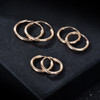 3 Pair/Set Fashion Women Girl Simple Round Circle Small Ear Stud Earring Punk Hip-hop Earrings Jewelry 3 Size 3 Pair/Set Fashion Women Girl Simple Round Circle Small Ear Stud Earring Punk Hip-hop Earrings Jewelry 3 Size