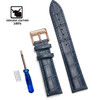 Genuine Leather Watchbands 12/14/16/18/20/22/24 mm Watch Steel Pin buckle Band Strap High Quality Wrist Belt Bracelet + Tool