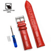 Genuine Leather Watchbands 12/14/16/18/20/22/24 mm Watch Steel Pin buckle Band Strap High Quality Wrist Belt Bracelet + Tool
