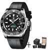 PAGANI DESIGN Sapphire Glass 40MM Ceramic GMT Mechanical Watches 100m Waterproof Classic Fashion Luxury Automatic Watch
