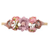 Peral  Baby Headbands Flower For Girls Handmade Bundle Nylon Elastic  Hair Band Baby Hairband Headdress Newborn Hair Accessories