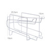 Kitchen Organizer Can Holder Storage Rack