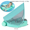 Baby Infant Non-Inflatable Float Lying Swimming Ring Children Waist Float Ring Floats Pool Toys Swim Trainer Sunshade Swim Ring