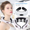 Electric pulse back and neck massager far infrared heating pain relief tool healthcare relaxation Electric pulse back and neck massager far infrared heating pain relief tool healthcare relaxation