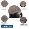 Lace Closure Short Human Hair Wigs