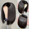 Lace Closure Short Human Hair Wigs