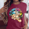 Watercolor Graphic T Shirt