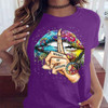 Watercolor Graphic T Shirt