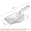 Metal Cat Litter Scoop Hollow Pet Cat Toilet Scooper with Long Handle