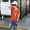 Boys Short Sleeve T Shirt and Jean Shorts