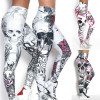Women Skull Head 3D Print Legging Women Skull Head 3D Print Legging