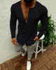 Single Breasted Long Sleeve T Shirt